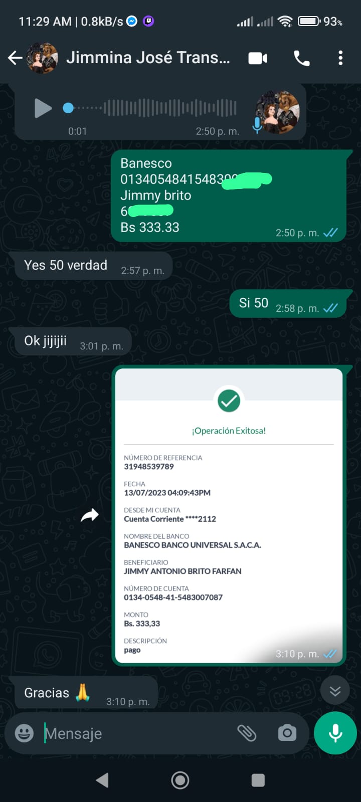 Comprobante de envío entregado a un cliente de Duoloon (2)