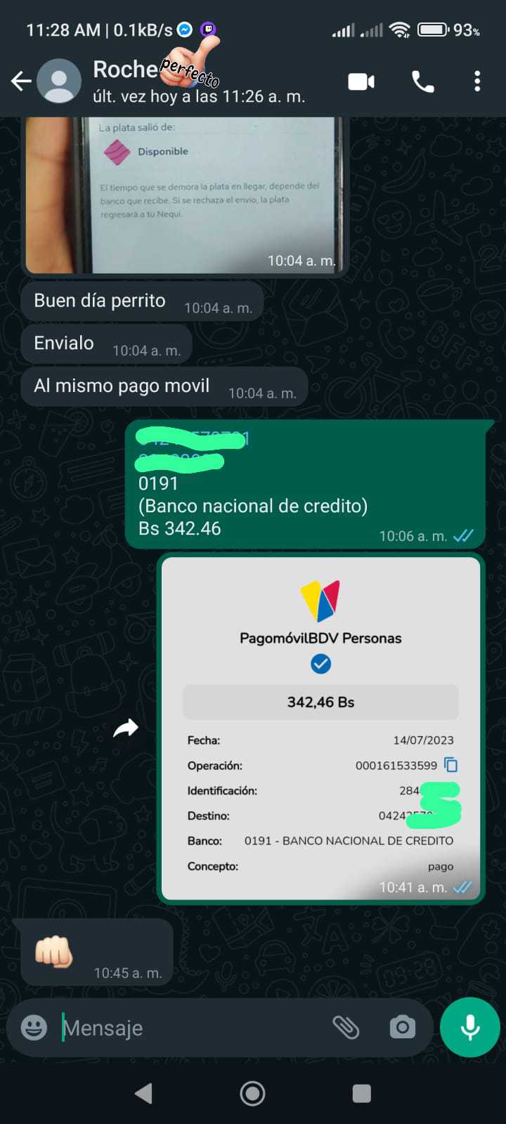 Comprobante de envío entregado a un cliente de Duoloon (4)