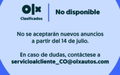 ¡Gran noticia! OLX finaliza sus operaciones en Colombia